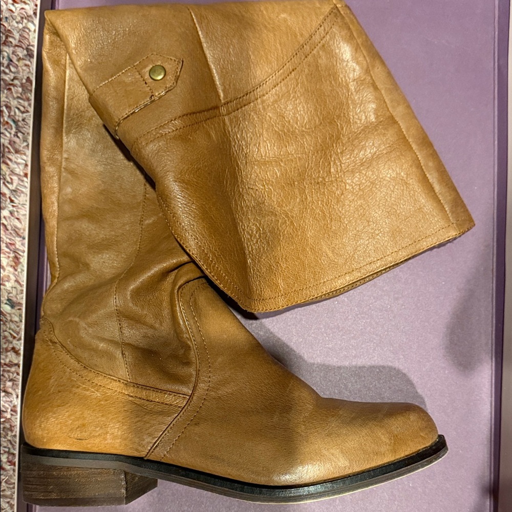Bakers Tan Over the Knee Boots